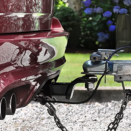 Mictuning Heavy Duty 7 Way Plug Inline Trailer Cord With Double Prongs Connector - 8 Feet, Weatherproof #TOP5