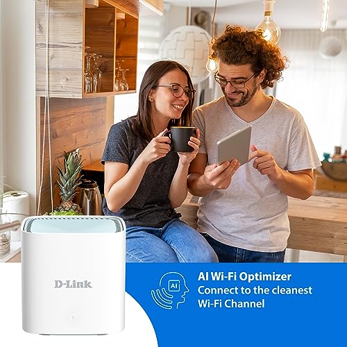 D-Link M15/3, Eagle Pro Ai Mesh Wifi 6 Router System (3-Pack) - Multi-Pack For Smart Wireless Internet Network, Compatible With Alexa And Google, Ax1500 #TOP7