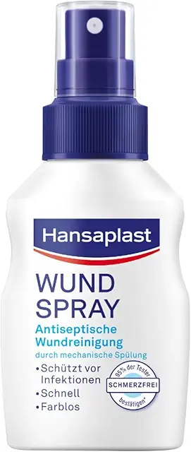 Hansaplast Wundspray (50 ml) - Desinficerende Sæbe til antiseptisk rengøring