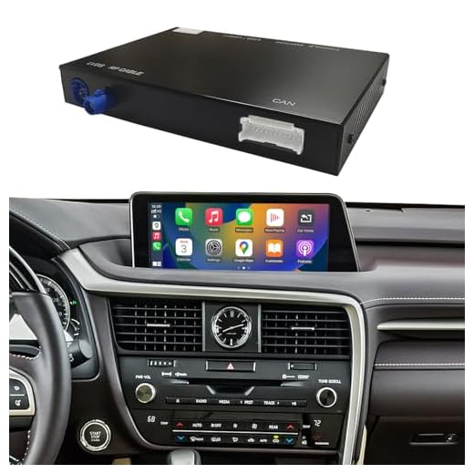 Road Top Wireless Carplay Android Auto for Lexus NX RX is ES GS RC CT LS LX LC UX Series 2014-2019 Year with Small Touchpad/Joystick, Support Mirrorlink, Camera, Navigation