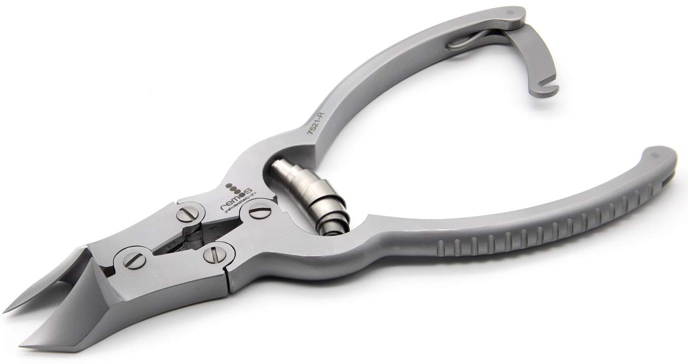 REMOS Profi Nagelzange/Kopfschneider 2 Spitzen Edelstahl 16 cm