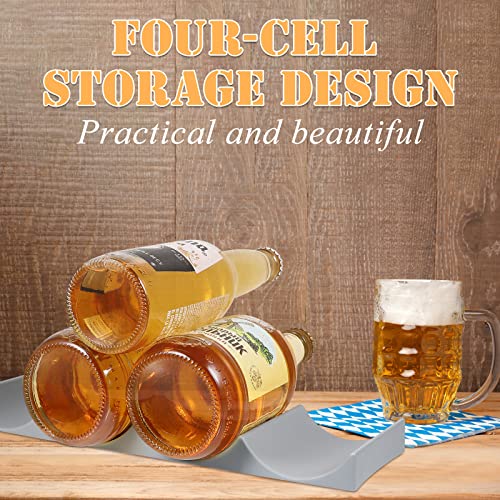 Bestonzon Wijnrek, 2 stuks, kunststof, Europese stijl, wijnhouder, displaymat, organisator voor koelkast, eetkamer… - Image 3