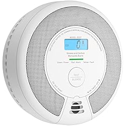 Detector Humo Ionico X-Sense Alarma Detectora de Humo y Monóxido de Carbono con Batería de 10 Años, Pantalla LCD de Lecturas de CO, Alarma de Incendio y CO, Cumple con los Estándares EN14604 y EN50291, SC07