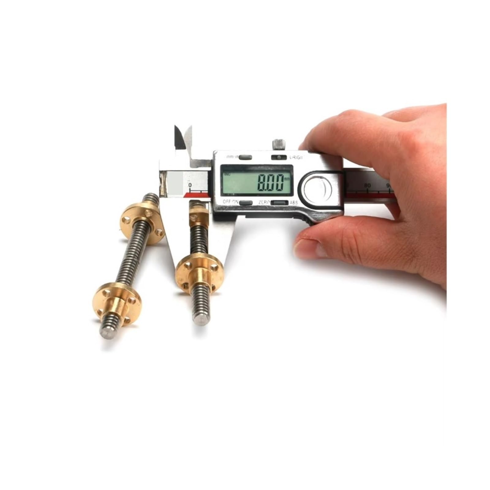 Vis mère T8, filetage droite-gauche, tige trapézoïdale de 2 mm à 8 mm avec écrou en laiton for imprimante 3D(Lead 2mm-250mm with nut)