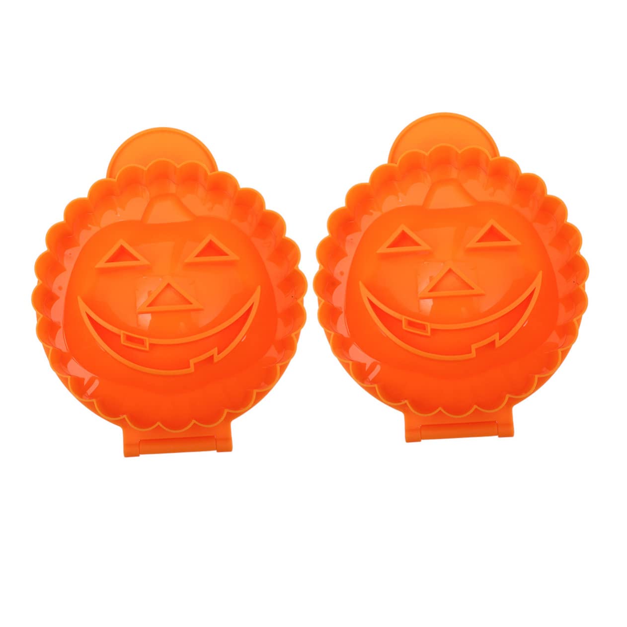 DECHOUS 2 Pcs Halloween Pumpkin Dumpling Mould Easy to Use Rice Ball Press Tool Material for Festive Cooking for Halloween Party Treats