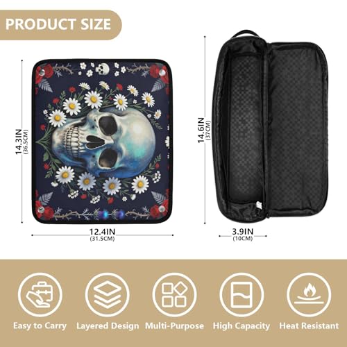 Bolsa de viaje para herramientas de cabello con tapete resistente al calor miniatura 4