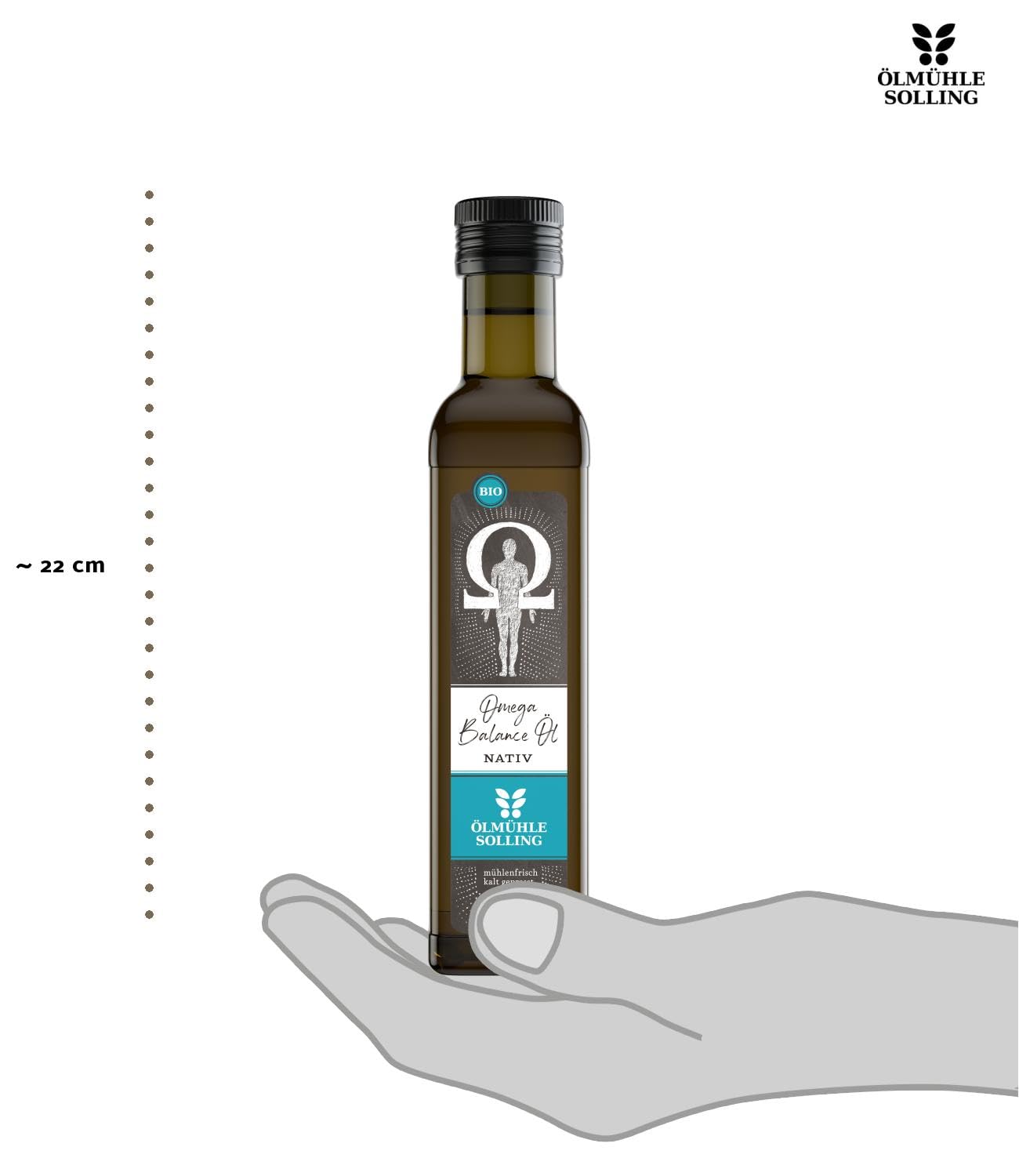 Ölmühle Solling Omega Balance Öl nativ - BIO, 1er Pack (1 x 250 ml)