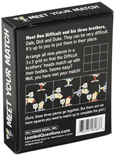Meet Your Match - The Fun & Challenging 9-Piece Puzzle/Game/Brainteaser #TOP1
