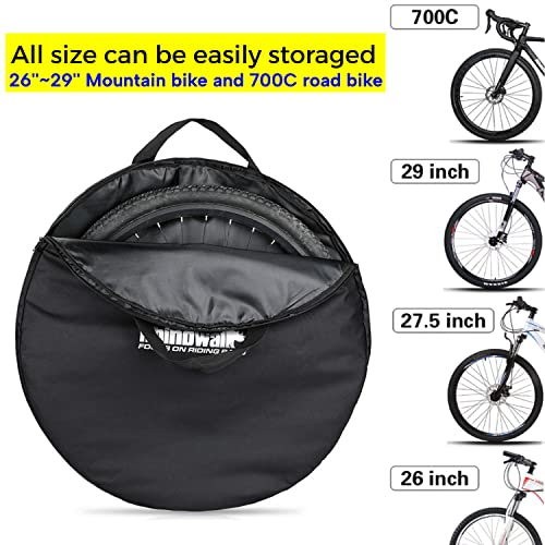 BAIGIO Bike Wheel Bag for 26-29 Inch Bicycle Tires Storage - Image 2