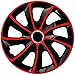 Produktbild Radzierblende STIG EXTRA schwarz/rot 16 Zoll 4er Set