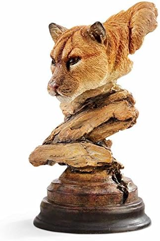 Wild Wings Catamount - Escultura Cougar por Stephen Herrero
