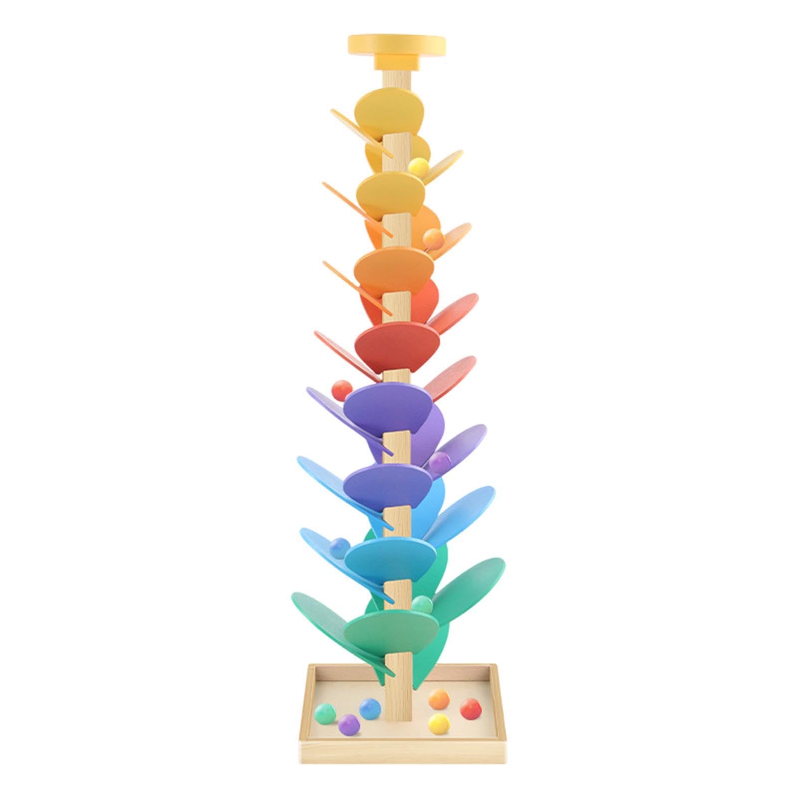 ATORSE Marble Ball Toy Wooden Tree Toy Funny for Girls Boys Preschool Birthday Gift-picture-19