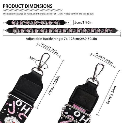 Image of Jeiento Wide Purse Strap Wide Shoulder Strap Adjustable Replacement Belt Soft Guitar Shoulder Straps for Women Girls Gifts