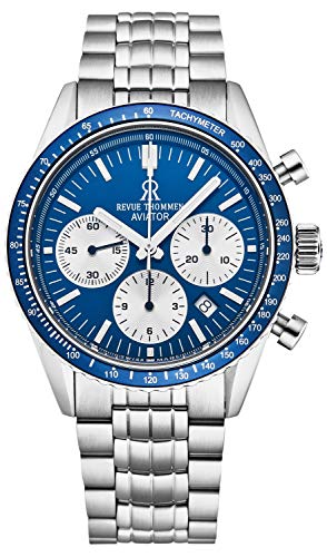Revue Thom Aviator, M, S/S, Blu chrno-D,S/S blu-B,M A
