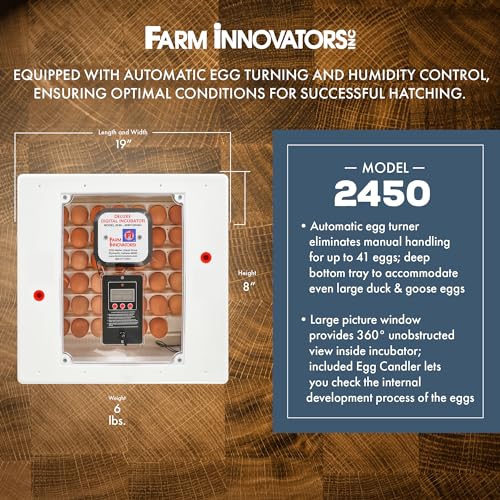 Farm Innovators 2450 Pro Series Digital Circulated Air Egg Incubator thumb #2