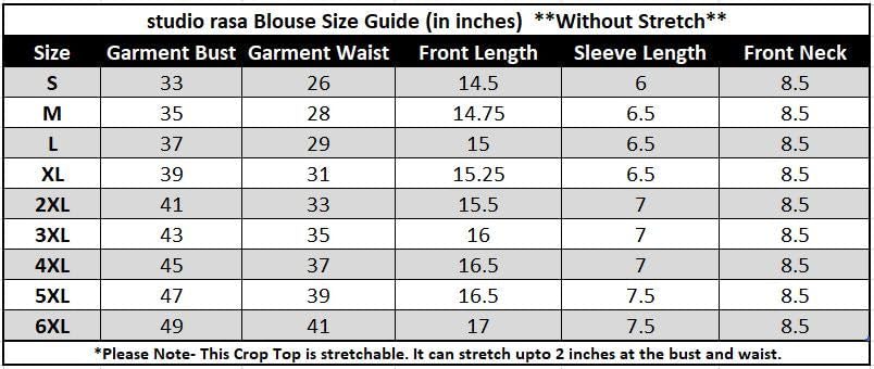 Image of studio rasa Women's Silk Blend Stretchable Blouse for Festive Wedding Party