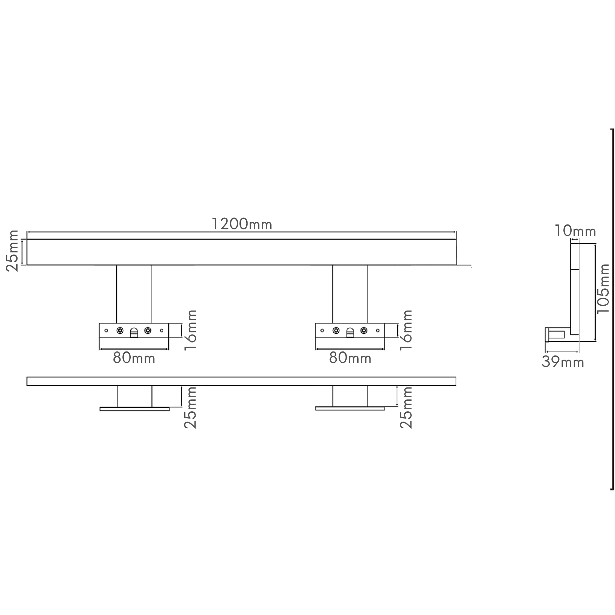 kalb | Spectraline LED luce da bagno 120cm IP44 luce a specchio 18W adatta per ambienti umidi 230V collegabile direttamente Montaggio 3 in 1 (Cromo - Bianco neutro)