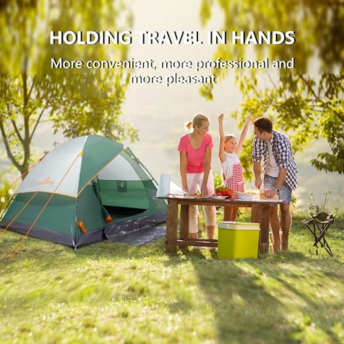 Asfanes 4 Person Waterproof Tents For Camping Easy Setup Outdoor Portable Backyard Camping Tents Suitable For Car Camping thumb #2