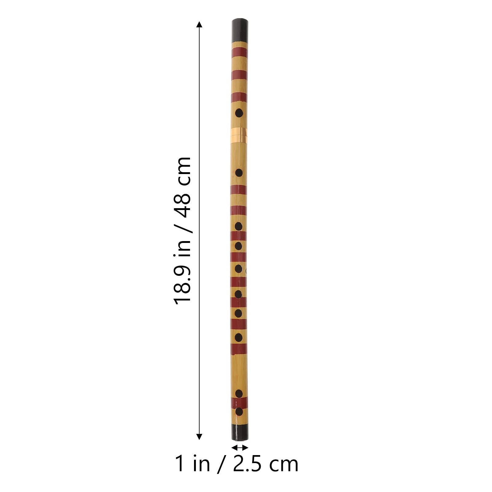 instrumento musical， Flauta tradicional china de madera for principiantes, instrumento indio Dizi americano, profesional, for