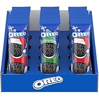OREO Chocolate Sandwich Cookies, Holiday Cookies, 12 - 4 oz Stocking Stuffer Packs