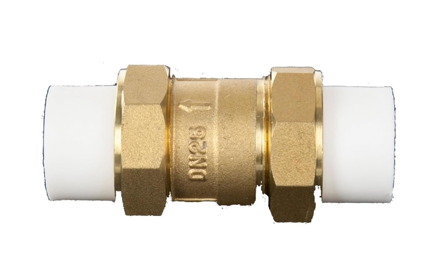 1PCS Brass Vertical Lift Check Valve - One-Way Non-Return Valve for Solenoid Applications(0.75In)