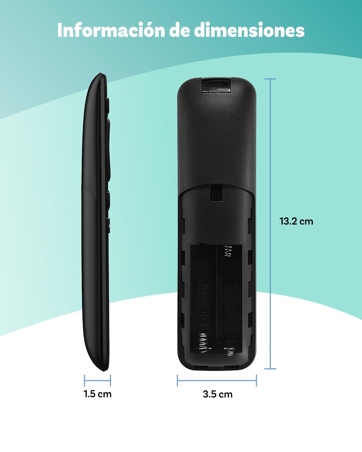Control Remoto Inalámbrico Ottocast Bluetooth Air Mouse para CarPlay AI Box – Control OttoAibox I3/P3/P3 Lite/Play2Video Pro & PICASOU 2