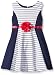 Sweet Heart Rose Girls' Paneled Stripe Ottoman Dress