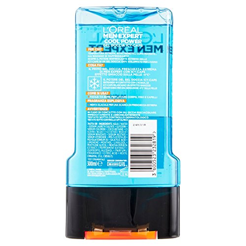 Image of L'Oreal Paris Men's Expert Shower Gel 300ML (Cool Power)