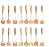 16 Pack Stainless Steel Tableware Creative Flower Coffee Spoon Sugar Spoon Tea Spoon Stir Bar Spoon