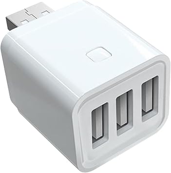 Smart Zigbee 3 USB Adapter Switch, 5V Mini USB Power Adapter with App and Voice Control, Applicable to Alexa and Yandex