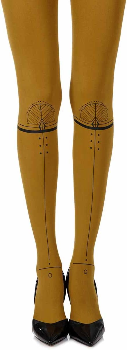 Zohara Tights Hypnotic Tribe One-Size Opaque Print Tights
