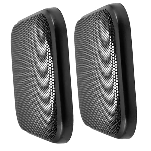 STOBAZA Car Speaker Grill Cover Square Subwoofer Car Speaker Covers Protection Guard