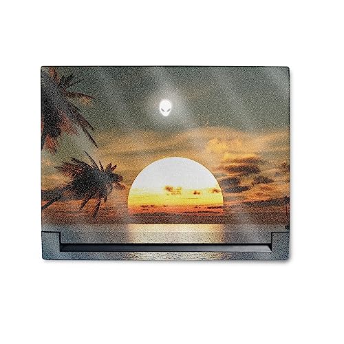 MightySkins Glossy Glitter Skin Compatible With Alienware M18 R1 (2023) Full Wrap Kit - Tropical Sunset | Protective Durable High-Gloss Glitter Finish | Easy To Apply & Change Styles | Made in the USA
