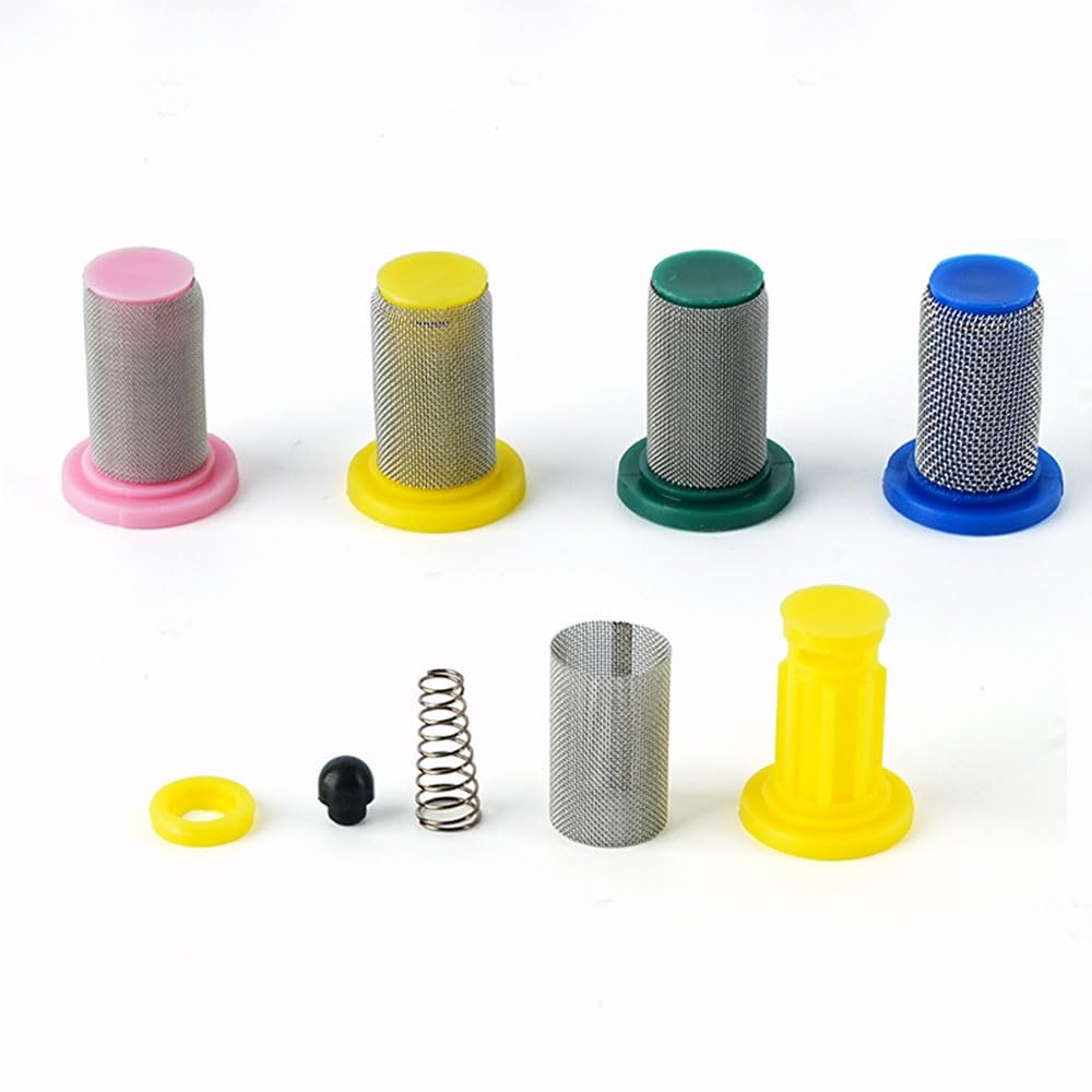 Filtros antigoteo de malla 50 unidades, filtro de pulverización cilíndrico para jeringa posterior