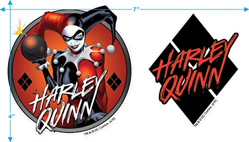 Popfunk Harley Quinn Bad Girl T Shirt & Stickers4