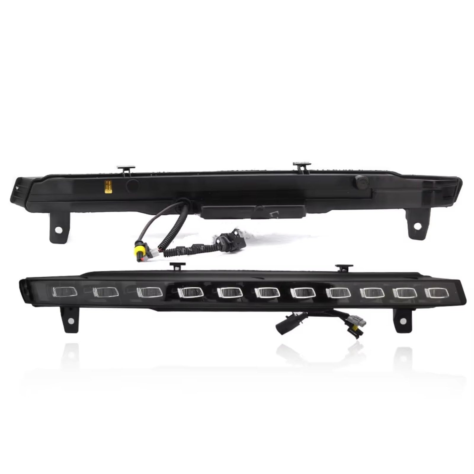 Luci Diurne Auto Per Q7 2010-2015 Funzione Indicatore Direzione Giallo Dinamico Auto DRL Lampadina Fendinebbia Impermeabile Luce Marcia Diurna LED Fari Paraurti Anteriore