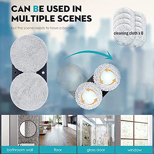 Robô Limpador De Janelas,Robô Inteligente Limpador De Janelas Ultrafino Com Sucção Forte Robô De Lim