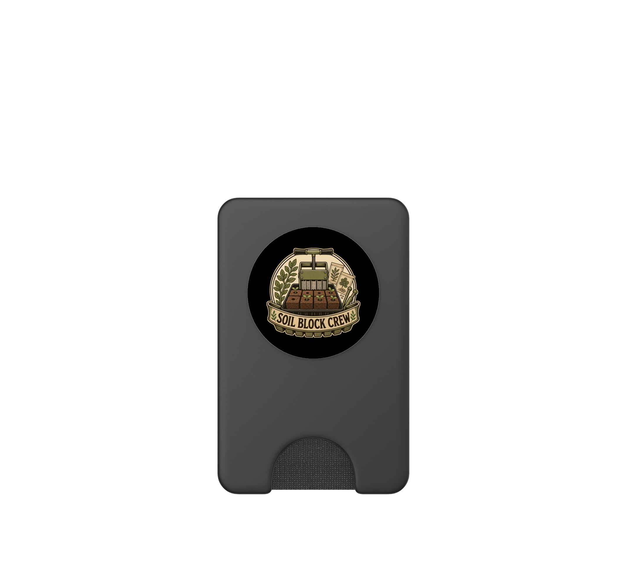 Soil Block Crew Erdblock Aussaat Runde PopSockets PopWallet für MagSafe