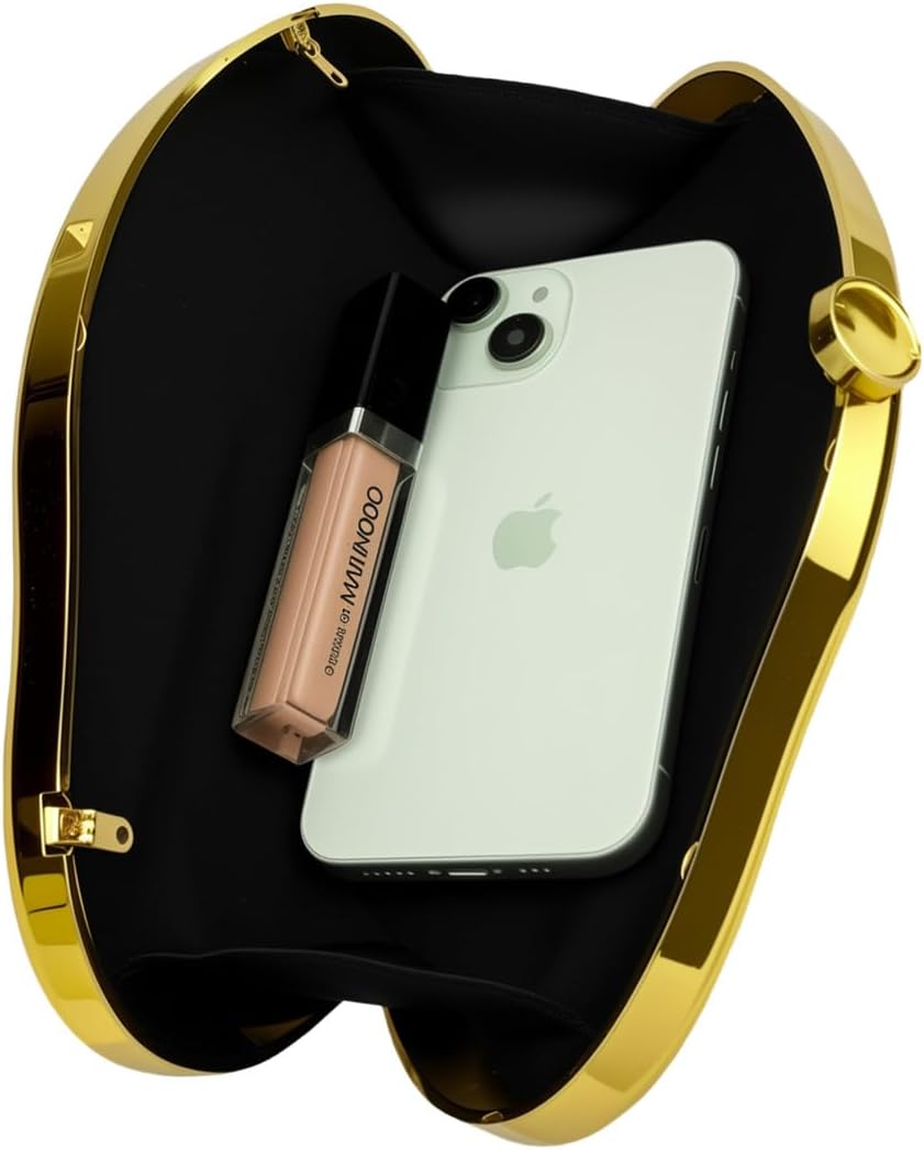 Acrylic Clutch Purse Formal Evening Bag Metallic Clutch for Women Prom Wedding Dress Clutch Bag - Image 6