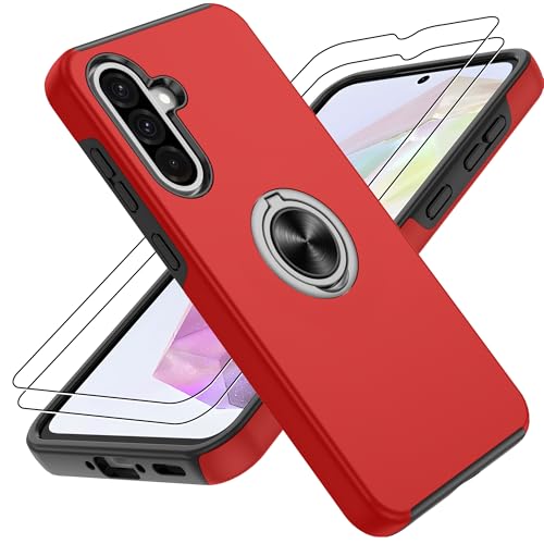 Lot de 2 coques pour Samsung Galaxy A36 5G avec protection écran et anneau magnétique
