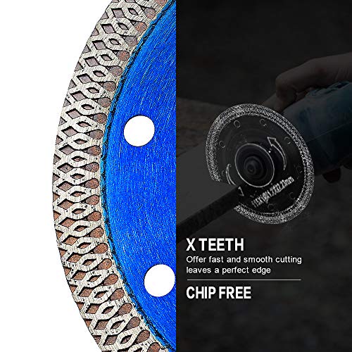 Ostek 4.5 Inch Super Thin Diamond Tile Blade Porcelain Cutting Blade For Cutting Granite Marble Ceramics Porcelain Tiles(4.5") #TOP3