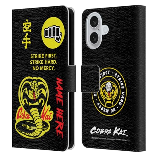Coque en Cuir à Portefeuille Cobra Kai Personnalisable Apple iPhone 16