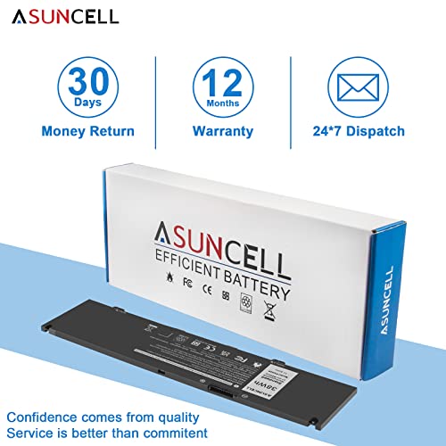 Image of ASUNCELL 38Wh F62G0 Battery for Dell Inspiron 13 7000 7373 7386 2 in 1 Series Vostro 13 5000 5370 13-5370 P83G P87G P91G Series F62GO 39DY5 RPJC3
