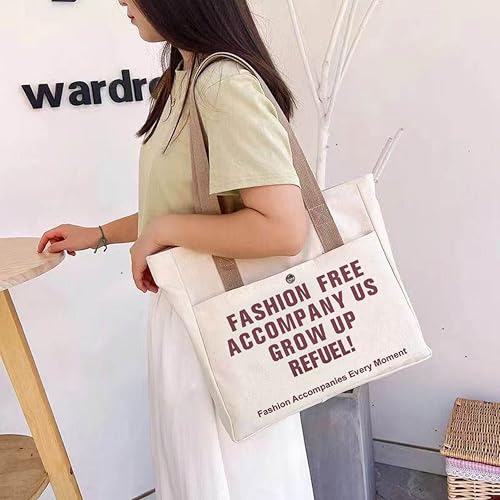 Canvas Tote Bag for Women, Laptop Bag, Reusable Tote Shoulder Bag Casual for Travel, Beach, Vacation, Shopping4