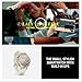 Garmin Lily® 2 Active, Small and Stylish Smartwatch, Built-in GPS, Hidden Display, Patterned Lens, Up to 9 Days Battery Life, Lunar Gold with Bone Silicone Band