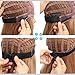 JIUSERLU Adjustable Straps For Wigs And Making Wigs，Adjustable Elastic Band For Wig, Adjustable Wig Bands (Black, 1‘’ x 80pcs)