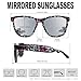 KANASTAL Polarized Sunglasses Women Men with UV400 Protection Square Coloured Design Sun Glasses Fashion Trendy Mirrored Lens Shades