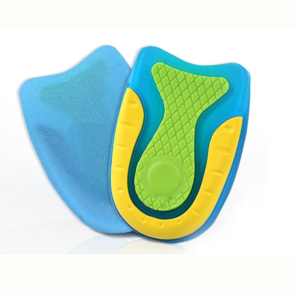Gel Insole Silicone for Women Man Heel Cushion Insoles Soles Relieve Foot Pain Spur Support Shoe Pad High Heel Insert Unisex (Size : L Men)