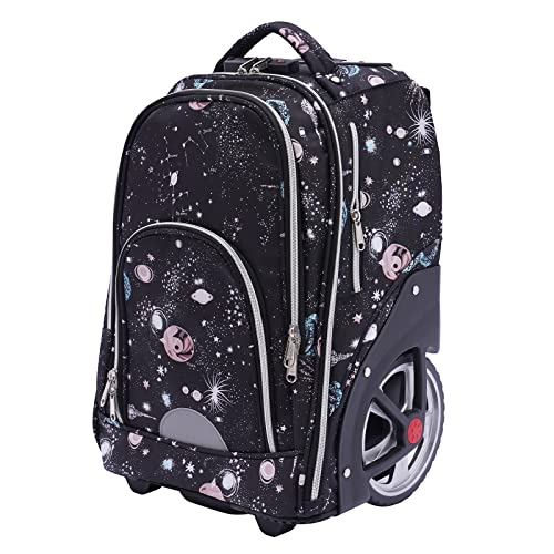 Sac à dos d'école à roulettes pour soulager le dos des enfants et ranger 33x25x49cm
