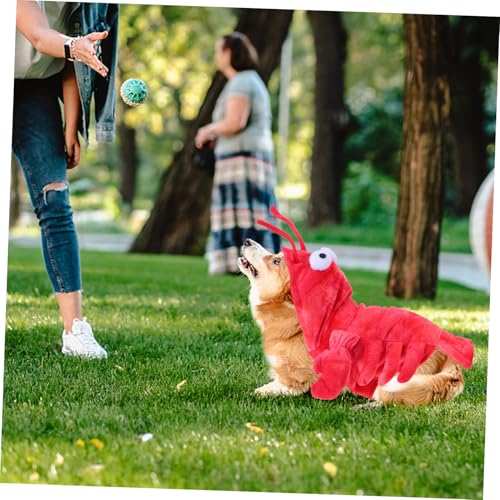 Disfraz de langosta rojo para perros talla XS miniatura 5